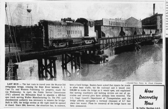 Clipping from The Journal Times